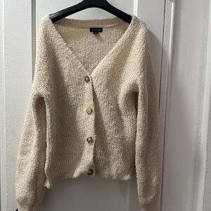 Prettylittlething cream cardigan